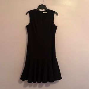 Calvin Klein Size 8 Black Dress